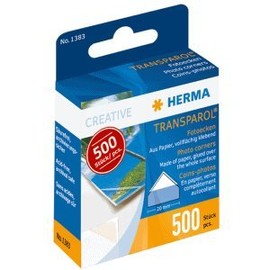 Herma 10 x Fotoecken Transparol Spenderpackung mit 500 Stück