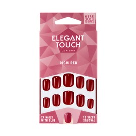 Elegant Touch Core Colour Nails Rich Red