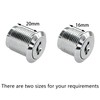 4 Sets of Cabinet Locks with Keys for Mailbox, Drawer