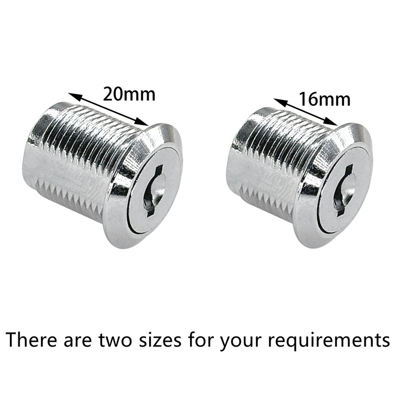 4 Sets of Cabinet Locks with Keys for Mailbox, Drawer