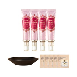 AHC Eye Cream Season 11 40ml Gift x4 + Ceramic Soap Dish + 5 Bare Face Samples / AHC 아이크림 시즌11 40ml 기프트 x4 + 도자기 비누 받침대 + 맨얼굴 샘플 5매