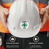 First Aid Hard Hat Sticker, (SI-85405) (6 Pack) 2x2 Inches,