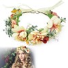 BUENTYA Flower Wreath Wedding Flower Crown Hair Wreath Flowers Hair
