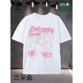Big And Tall Mens Cotton Tee Oversize 5 Colors Comfort Fit 2025 USA WarehouseColor: White, Size: S