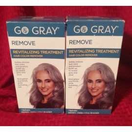 Go Gray Revitalizing Treatment Hair Color Remover Reveal Gray & Silver (PK of 2)