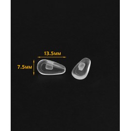 6 Pairs Anti Slip Replacement Nose Pads for Oakley Lizard OX5113 OX5120/Barrelhouse OX3173/Barrelhouse 0.5 OX3174/Gasser OX5087, Soft Nose Pieces Guard Replacement