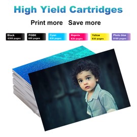 Sutuink 280XXL 281XXL PGI-280 CLI-281 Compatible Ink Cartridge Replacement for Canon 280 281 Ink to use with PIXMA TS8322 TS8300 TS8222 TS8100 TS8200 TS9100 TS8320 TS8220 TS9120 TS8120 (6 Value Pack)