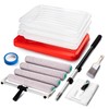Mister Rui 18 Inch Paint Roller Kit with 4FT Extension