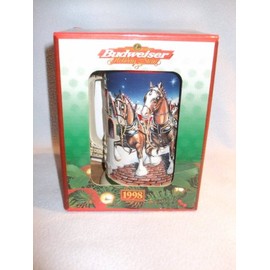 Budweiser 1998 Grants Farm Holiday Stein