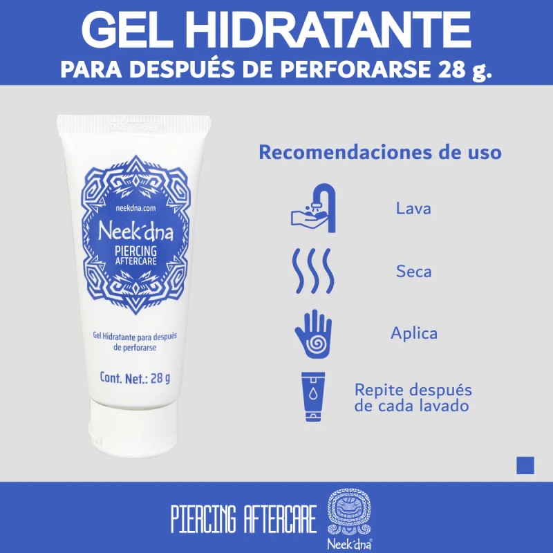 Kit Neek´dna Piercing Aftercare, 3 Piezas Natural