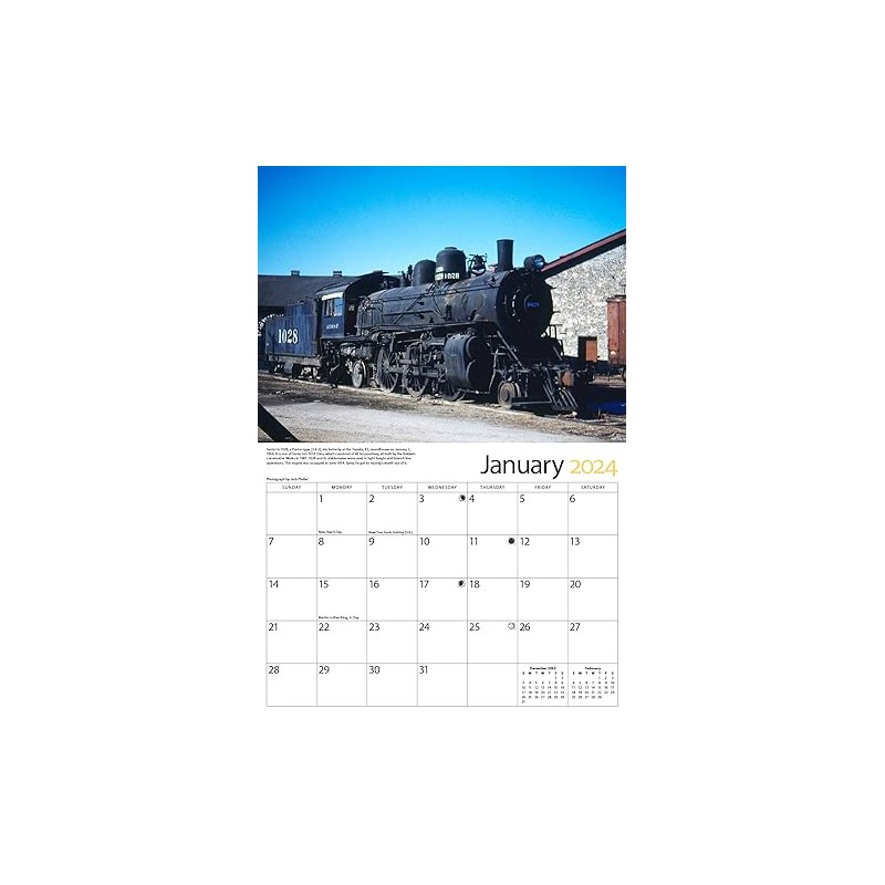 Santa Fe Railroad 2024 Calendar