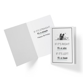 Karto Funny Birthday Card for Him Her - Golfer Anniversary Card - Perfect for Dad - Golf Birthday Card for Boyfriend Husband (Miracle)