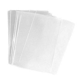 TUPWEL 100PCS 5x7inch (1.2mil) Clear Flat Cello/Cellophane Sealable Treat Bag PP Plastic Packing Bags for Gift Wrap Party Wedding Favors Bakery Cookies Candies Dessert Supplies