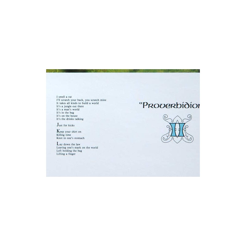 T. E. Breitenbach Proverbidioms II - Poster 28x22 inches