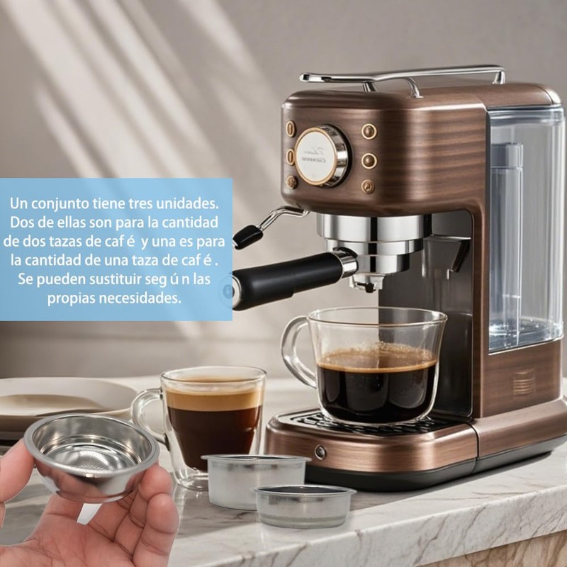 AFBTCQMB Reusable Stainless Steel Coffee Filter 3 Pack for Coffee