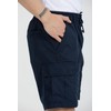 Kendindza Men's Cargo Shorts with Pockets, Zip and Drawstring -