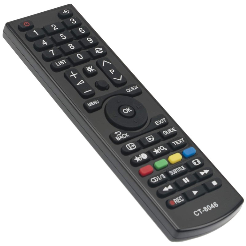 VINABTY CT-8046 Replacement Remote Control Suitable for Toshiba LED Backlight