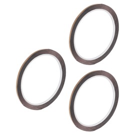 MECCANIXITY Champagne Gold Metalized Tape 1/8 Inch x 55 Yards Decor Tape for Detailing Accent Wall, Graphic Arts, Pack of 3