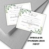 Vow Renewal Certificate on Linen 6pk 8.5x11” Marriage License Gold