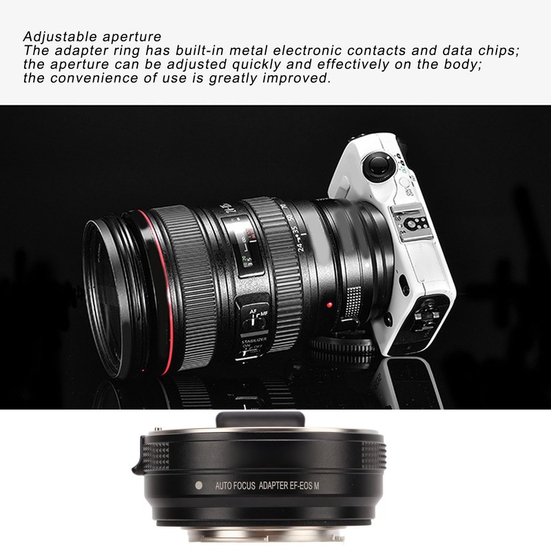 Auto Focus Lens Mount Adapter Waterproof EF Mount Lens Adapter
