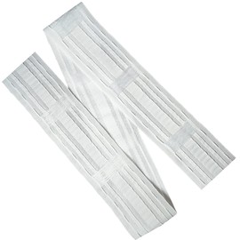 WANYI Curtain Tape for Sew-On 85 mm Wide Universal Loop Tape Universal Tape Pleated Tape for Curtains Ruffle Tape with Loops (3 m)