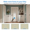 Scsuupoee Cat Toys Hanging Door Electric and Moving Ball ，Cats