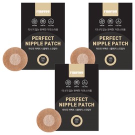 Findew Perfect Nipple Patch Skin Color 100p, 3 Pieces / 파인듀 퍼펙트 니플패치 스킨컬러 100p, 3개