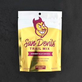 Arizona State University Monument Valley Cinnamon Trail Mix (Pack of THREE 7oz Bags)