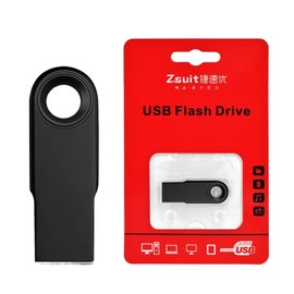 High-Speed USB Flash Drive With Large Capacity - 128GB, 64GB, 32GB, 16GB Options - Engraved Files, Business Car Design (Black, 16GB)