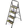 Urackify 4 Step Ladder, Heavy-Duty 800lb Capacity, Wide Anti-Slip Steps