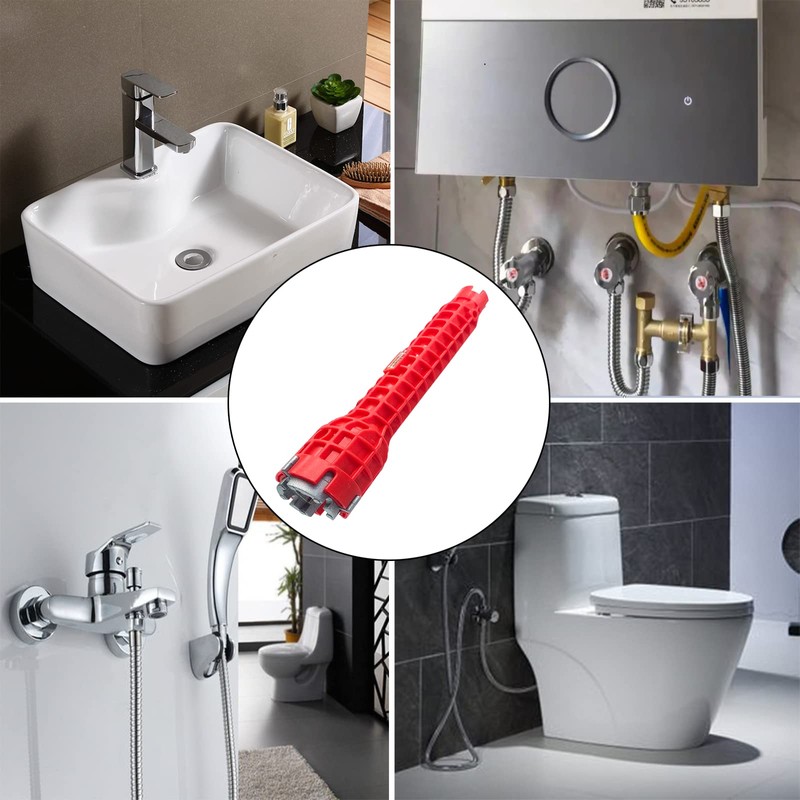 8 in 1 Multi-functional Sink Wrench - Plumbing Tool for