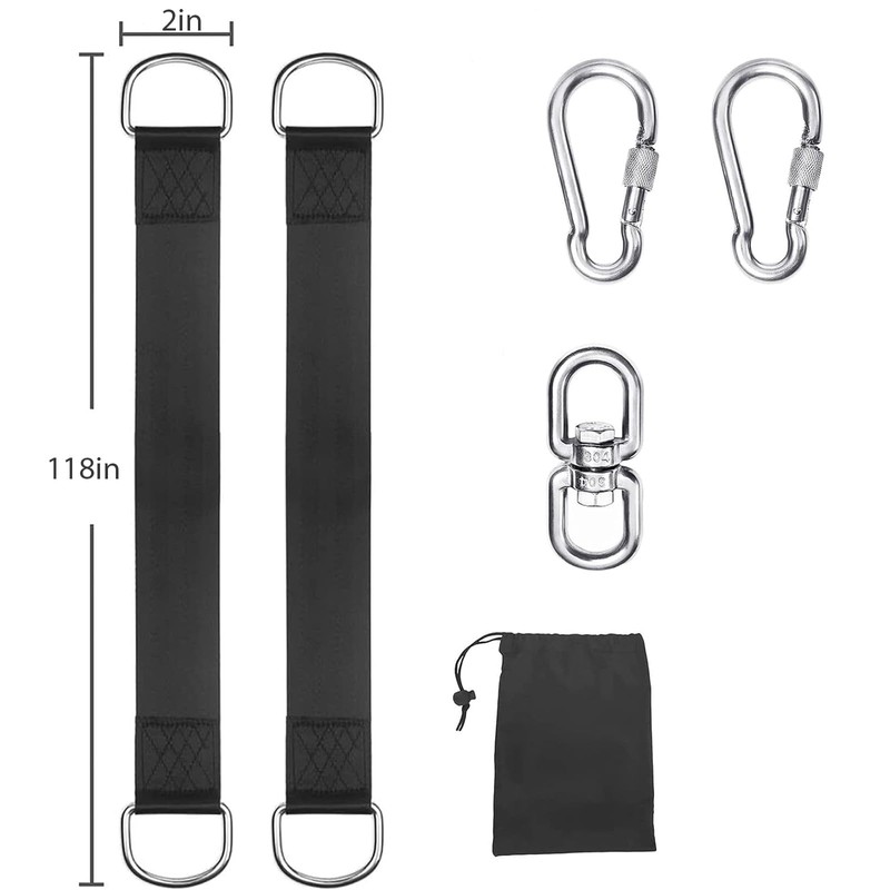 Tree Swing Hanging Straps Kit,Hammock Straps Outdoor Camping Hiking Hammock