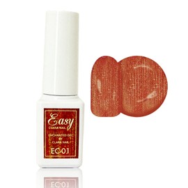 CLARA GEL CLARA GEL Nail Easy Series, 5 Color Set, 3, 1/0.2 fl oz (5 ml), Brush Included, UV LED Compatible