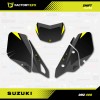 Factory EFX Gray Yellow Shift Graphics Kit fits Suzuki DRZ400SM