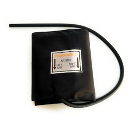 ICE Medical Replacement Manual Aneriod Sphygmomanometer Blood Pressure Cuff (Adult Arm - Standard, Black)