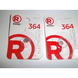 RadioShack RADIO SHACK 2302237 (lot-of-2) WATCH BATTERY #364