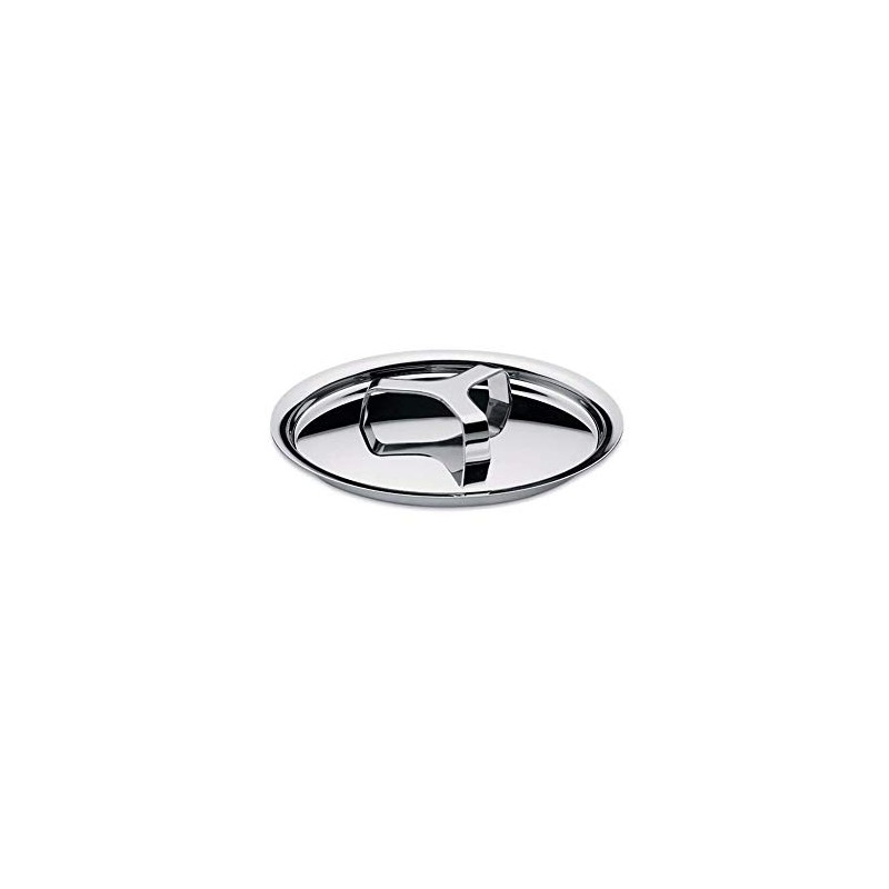 A di Alessi Pots&Pans Lid, Stainless Steel, 14 cm, (AJM200/14)