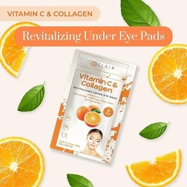 Clear Beauty Vitamin C & Collagen Under Eye Patches - Diminishes Dark Circles