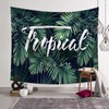 Tapestry Beautiful Green Plants Background Wall Decoration Tapestry for Living