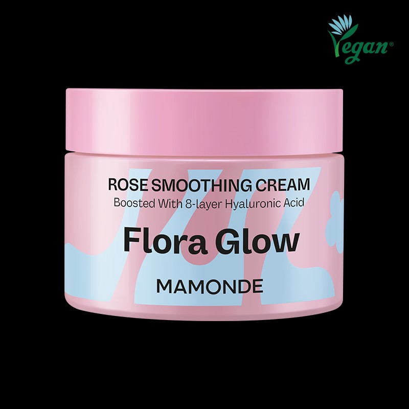 Mamonde [마몽드]플로라 글로우 로즈 스무딩 크림 [Mamonde] Flora Glow Rose