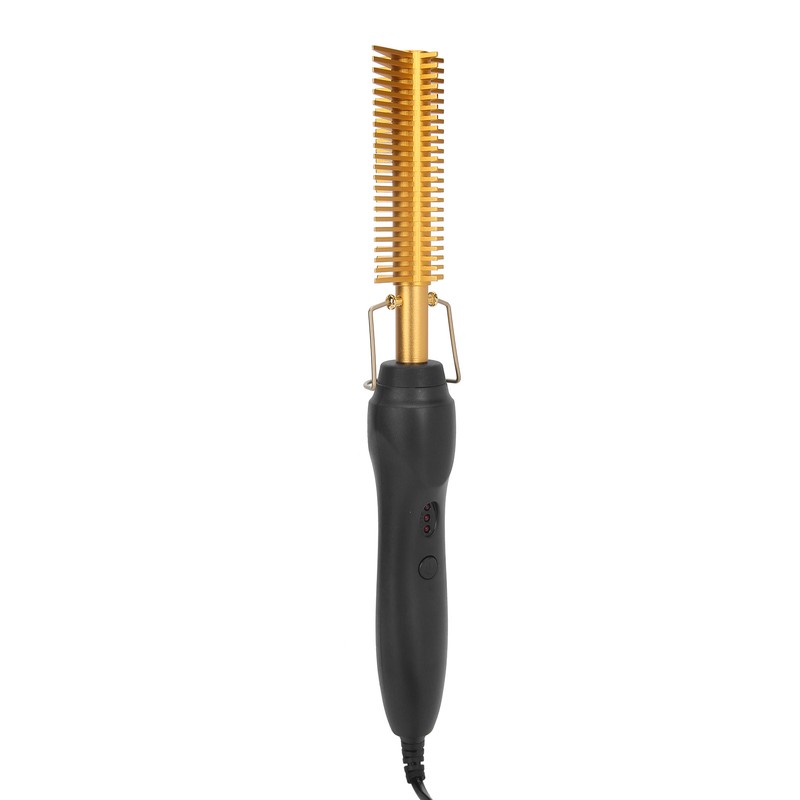 Electric Heating Comb WetDry Straightening Curling Hot Brush Hair Styling