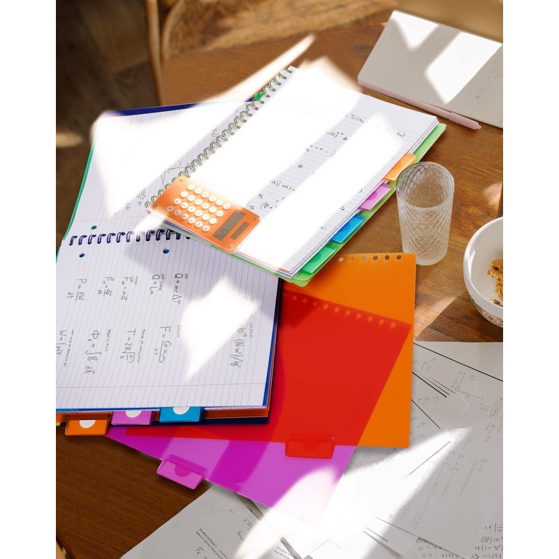 MOWEE 5 Subject Notebook - Spiral Notebook, College Ruled Notebook
