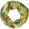 fashionchimp Loop Scarf for Women Feather Pattern Batik Style Crash