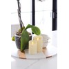 Luminara Scalloped Edge Flameless LED Candle - Ivory 4" x