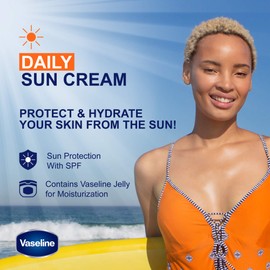 Vaseline - Protector Solar Facial FPS +50 adicionado con Vaseline Jelly (Uso diario), En Crema