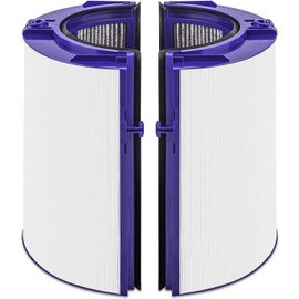 2-IN-1 Filter Replacement for Dyson PH01 HP07 HP10 TP07 TP10 TP09 HP09 HP06 TP06 Air Purifier 360 Combi Glass Pure Cool Hot Humidify Fan, 2-IN-1 HEPA + Carbon Filter