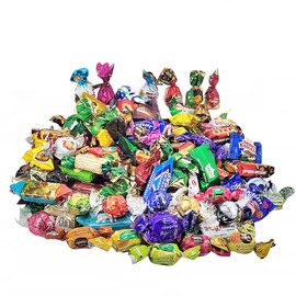 Elite Candy: Eastern European Candy Mix - 450g / 1 lb - Variety of Chocolate and Caramel Party Candy