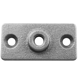 Ceiling Flange Hanger Plate TAODAN 8PCS Steel Ceiling Flange Hanger Plate for 3/8 in. Threaded Rod (Not Pipe),Ceiling Flange for DYI Plumbing and Industrial Decor, Plate Connector