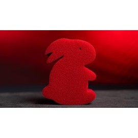 Magic Sponge Bunny Rabbit Set Jumbo RED by Murphy's Magic