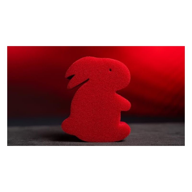 Magic Sponge Bunny Rabbit Set Jumbo RED by Murphy's Magic